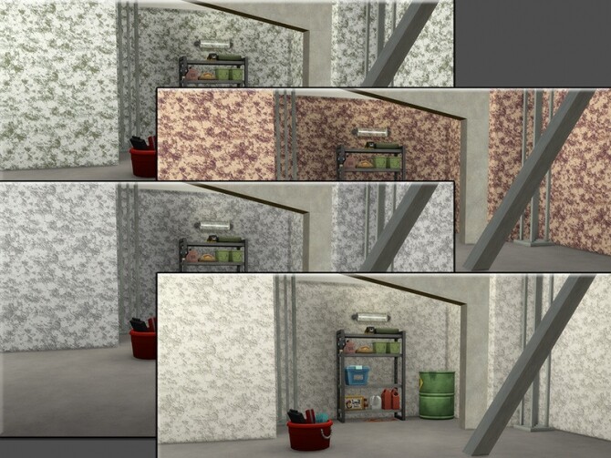 Sims 4 MB Stylish Stucco Raw walls by matomibotaki at TSR