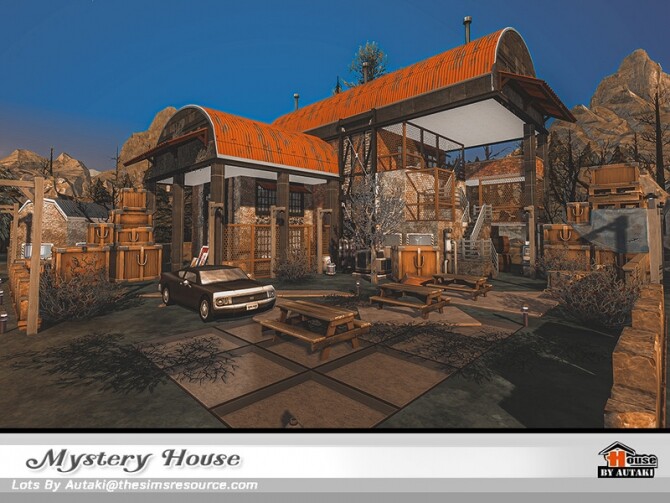 Sims 4 Mystery House NoCC by autaki at TSR