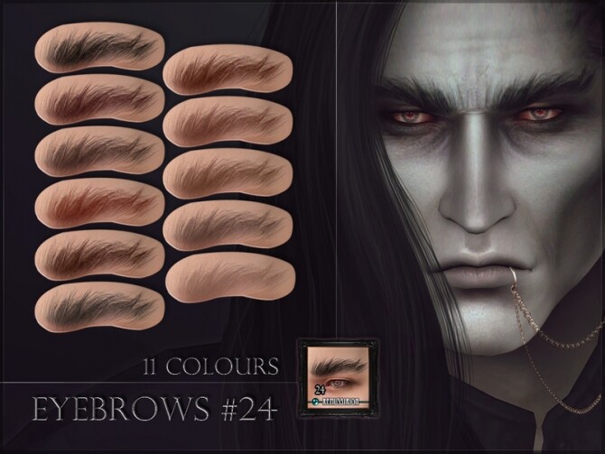 Sims 4 Eyebrows 24 by RemusSirion at TSR