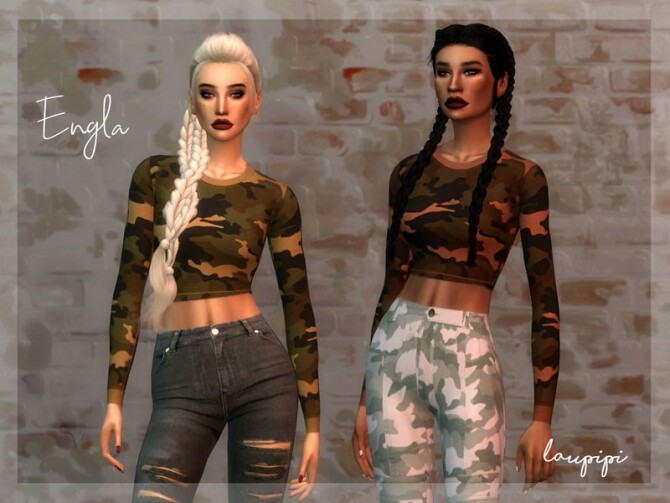 Sims 4 Apocalypse Engla Top by laupipi at TSR