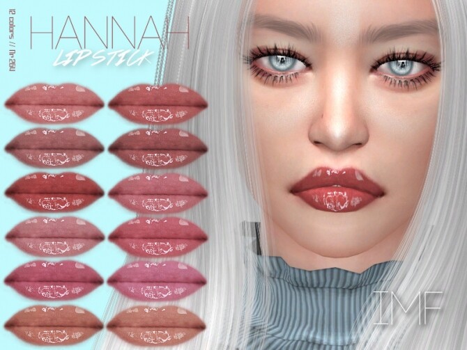 Sims 4 IMF Hannah Lipstick N.264 by IzzieMcFire at TSR