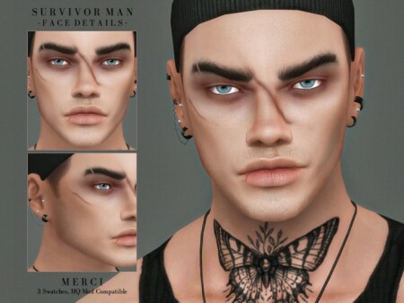 Survivor Man Face Details by Merci at TSR