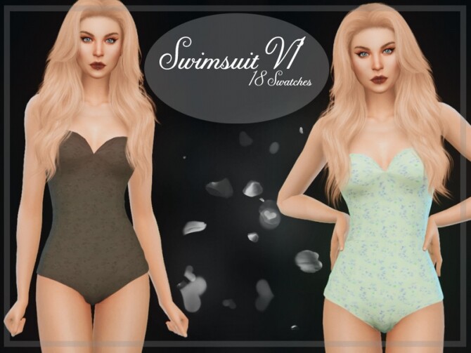Sims 4 Swimsuit V1 by Reevaly at TSR