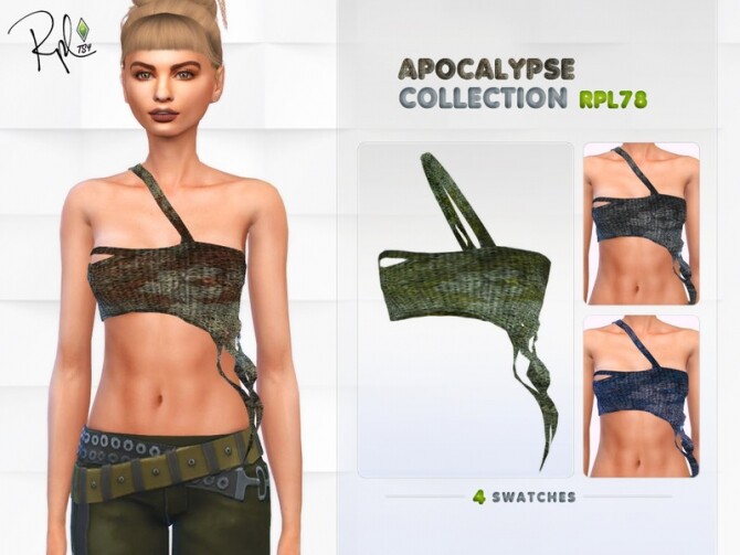 Sims 4 Apocalypse Collection RPL78 top by RobertaPLobo at TSR