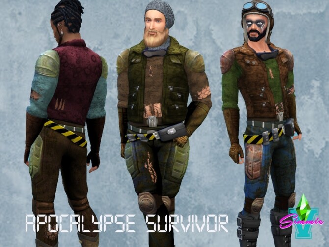 Sims 4 Apocalypse Survivor by SimmieV at TSR