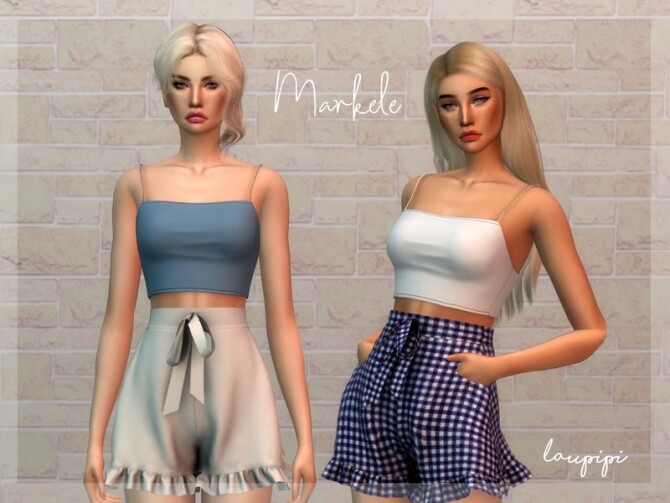 Sims 4 Markele top by laupipi at TSR