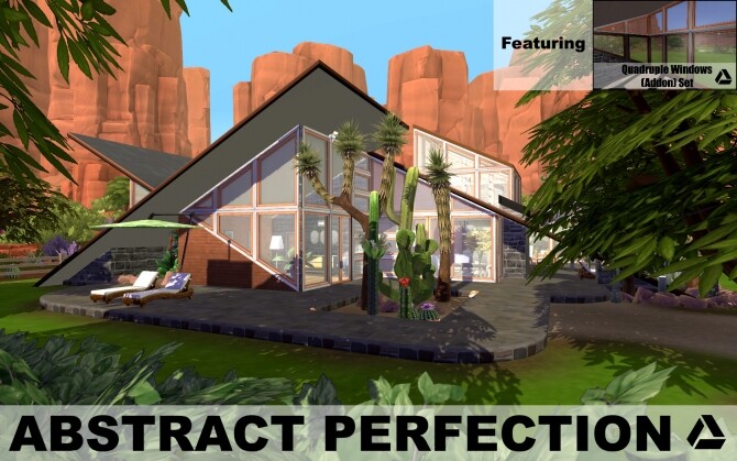 Sims 4 Abstract Perfection home by Hannes16 at Mod The Sims