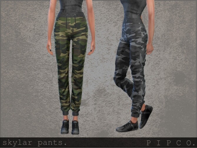Sims 4 Skylar pants by Pipco at TSR