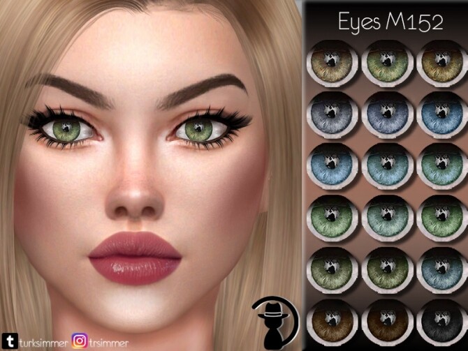 Sims 4 Eyes M152 by turksimmer at TSR