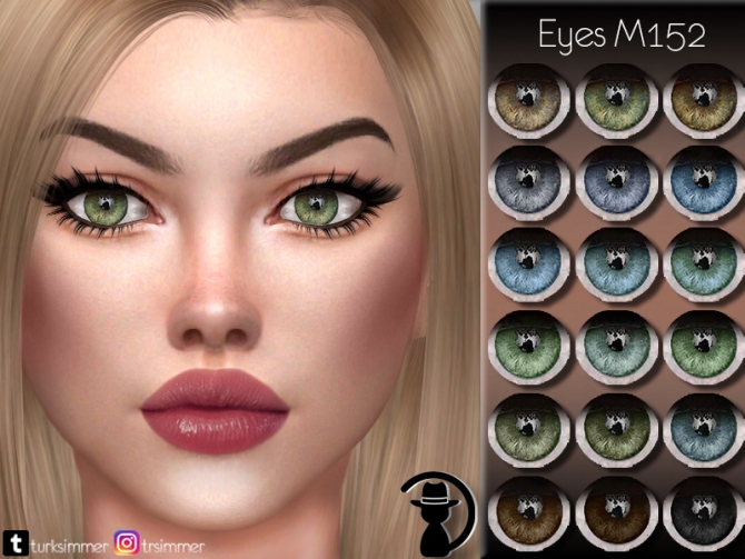 Eyes M152 by turksimmer at TSR » Sims 4 Updates