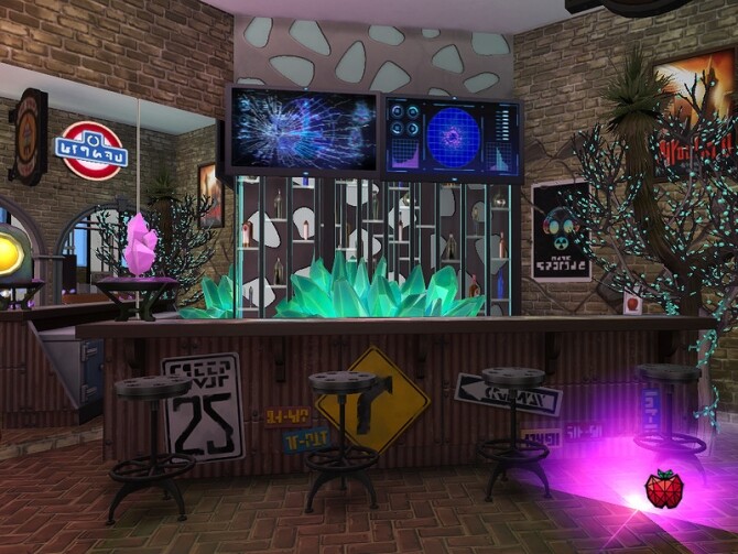 Sims 4 Ivy nightclub no cc by melapples at TSR
