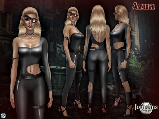 Sims 4 Azua Apocalyptique outfit by jomsims at TSR