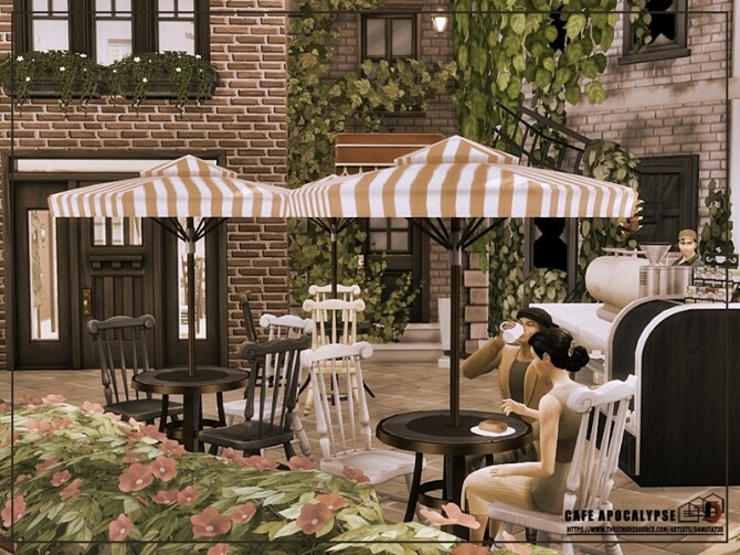 Sims 4 Cafe Apocalypse by Danuta720 at TSR
