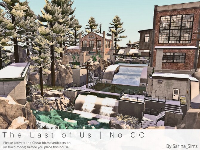Sims 4 The Last of Us lot No CC by Sarina Sims at TSR