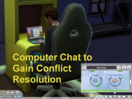 Computer Chat to Gain Conflict Resolution by wertyuio86 at Mod The Sims