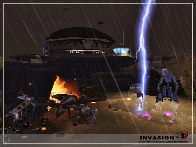 Sims 4 Invasion apocalyptic house by Danuta720 at TSR