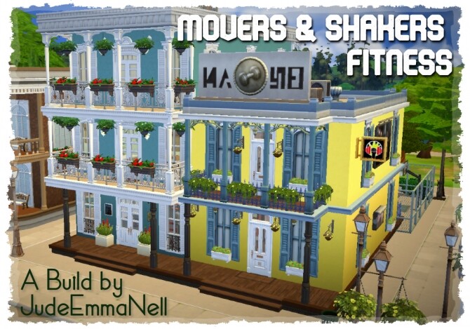 Sims 4 Movers & Shakers Fitness Club by JudeEmmaNell at Mod The Sims