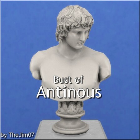 Bust of Antinous by TheJim07 at Mod The Sims