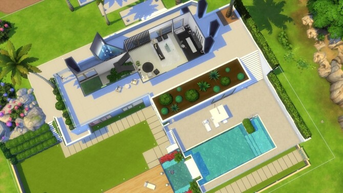 Sims 4 TreeTops Mansion by Bellusim at Mod The Sims