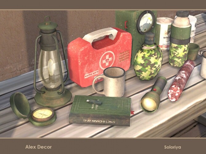 Sims 4 Alex Decor by soloriya at TSR