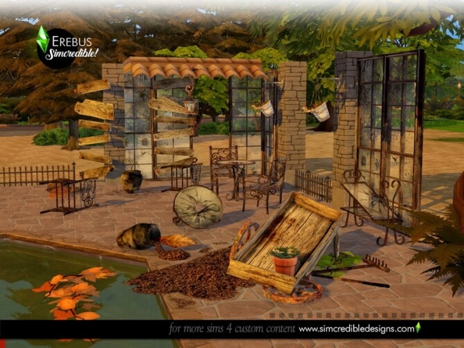 Sims 4 Erebus apocalyptic set by SIMcredible at TSR