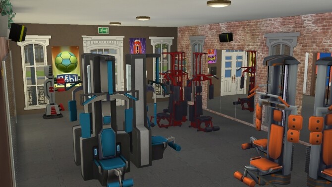 Sims 4 Movers & Shakers Fitness Club by JudeEmmaNell at Mod The Sims