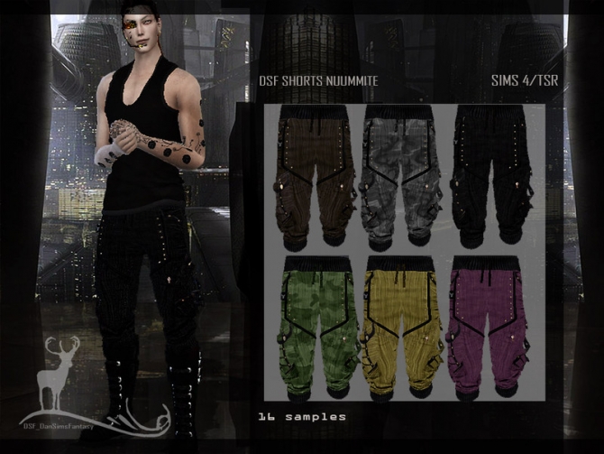 DFS SHORTS NUUMMITE by DanSimsFantasy at TSR » Sims 4 Updates
