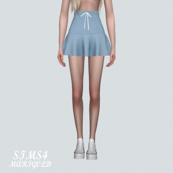 Sims 4 A Sporty Mini Skirt at Marigold