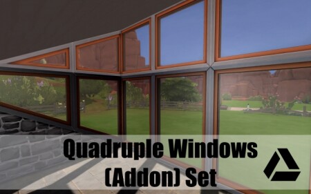 Quadruple Windows Addon Set by Hannes16 at Mod The Sims