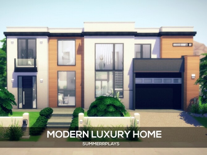 Sims 4 Modern Luxury Home by Summerr Plays at TSR
