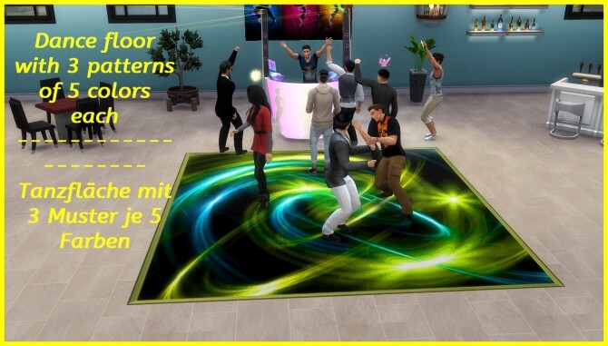 Sims 4 Dance floor by hippy70 at Mod The Sims