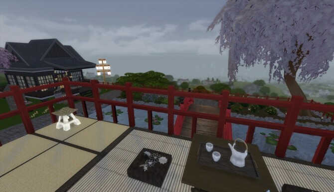 Sims 4 Japanese house for the suburbs by karriekitten at Mod The Sims