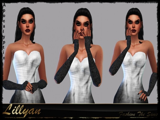 Sims 4 Gloves Laura Apocalyptic by LYLLYAN at TSR