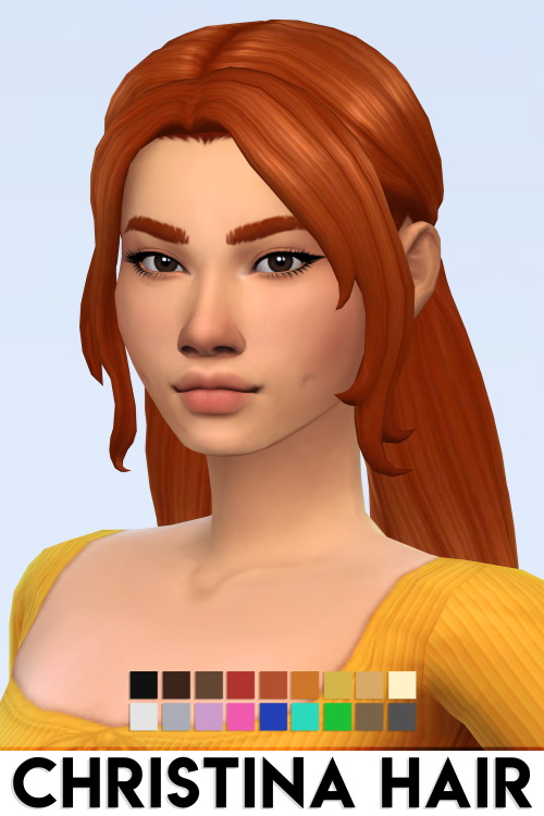 Sims 4 CHRISTINA HAIR at Vikai
