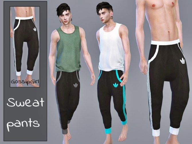 Sweatpants Male by GossipGirl-S4 at TSR » Sims 4 Updates