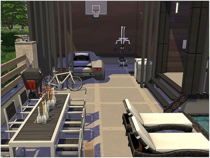 Sims 4 Tiny Celebrity House by lotsbymanal at TSR