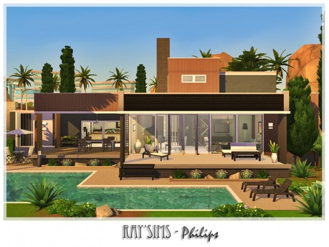 Sims 4 Philips house by Ray Sims at TSR