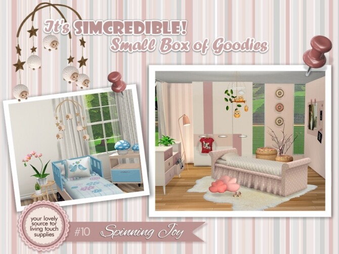 Sims 4 Spinning Joy Set by SIMcredible at TSR