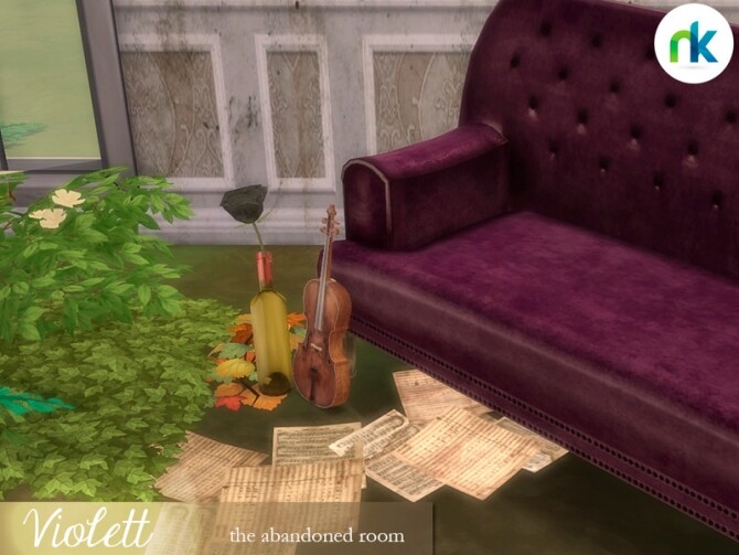 Sims 4 Violett abandoned room by nikadema at TSR