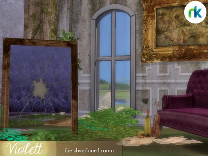Sims 4 Violett abandoned room by nikadema at TSR