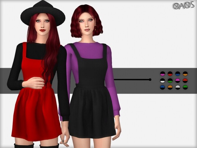 Sims 4 Pina Dress by OranosTR at TSR