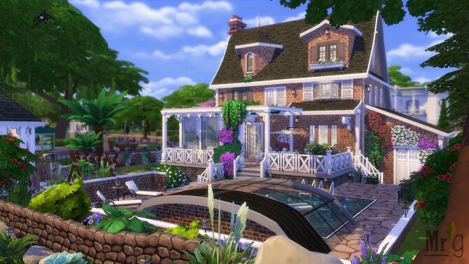 Sims 4 Large Family Cottage at Mister Glucose
