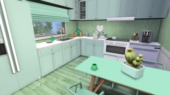 Little Green House At Modelsims4 Sims 4 Updates