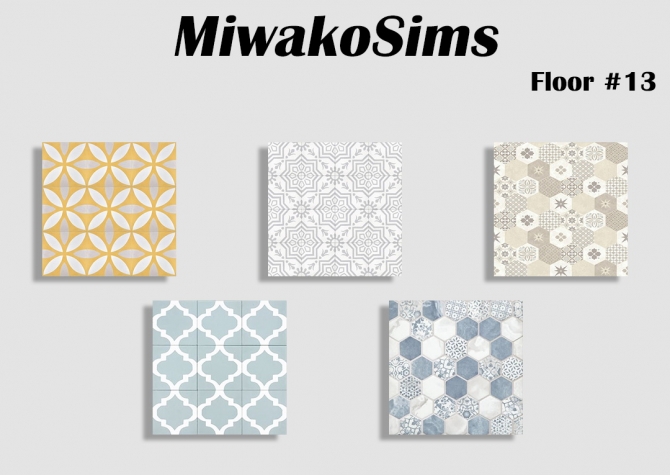 Collection floor #13 at MiwakoSims » Sims 4 Updates