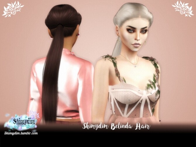 Sims 4 Belinda Hair Naturals + Unnaturals at Shimydim Sims