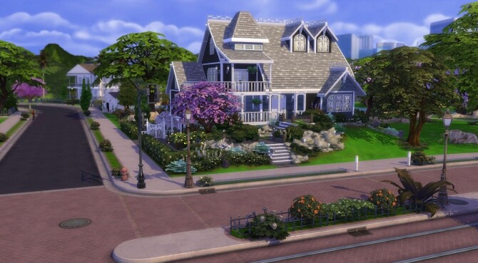 Sims 4 Tranquil Cottage 5 Bed 4 Bath by PolarBearSims at Mod The Sims