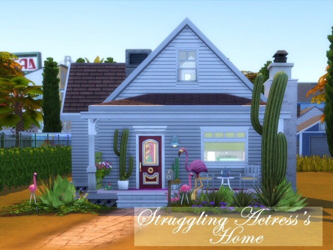 Sims 4 Struggling Actresss Home by simbunnyRT at Mod The Sims