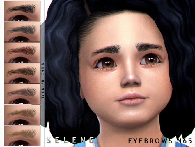 Sims 4 Eyebrows N65 by Seleng at TSR