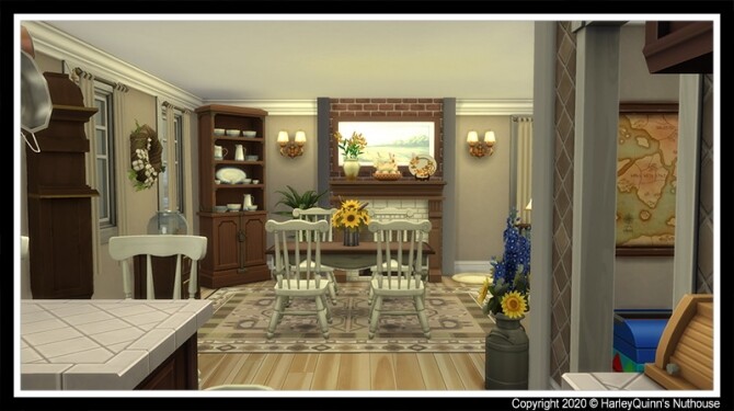 Sims 4 155 Oak Street home at Harley Quinn’s Nuthouse