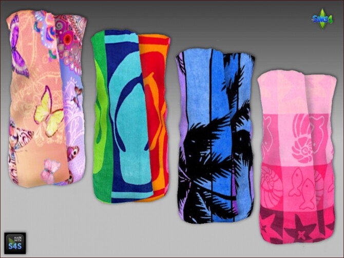 Sims 4 Towel wraps for women and girls by Mabra at Arte Della Vita